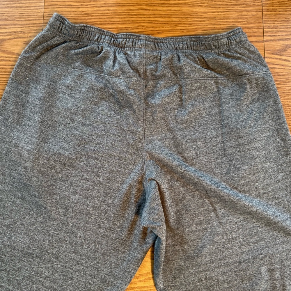 Straight Leg Heather Gray Joggers by Champion, Warm Lining. - Picture 3 of 12